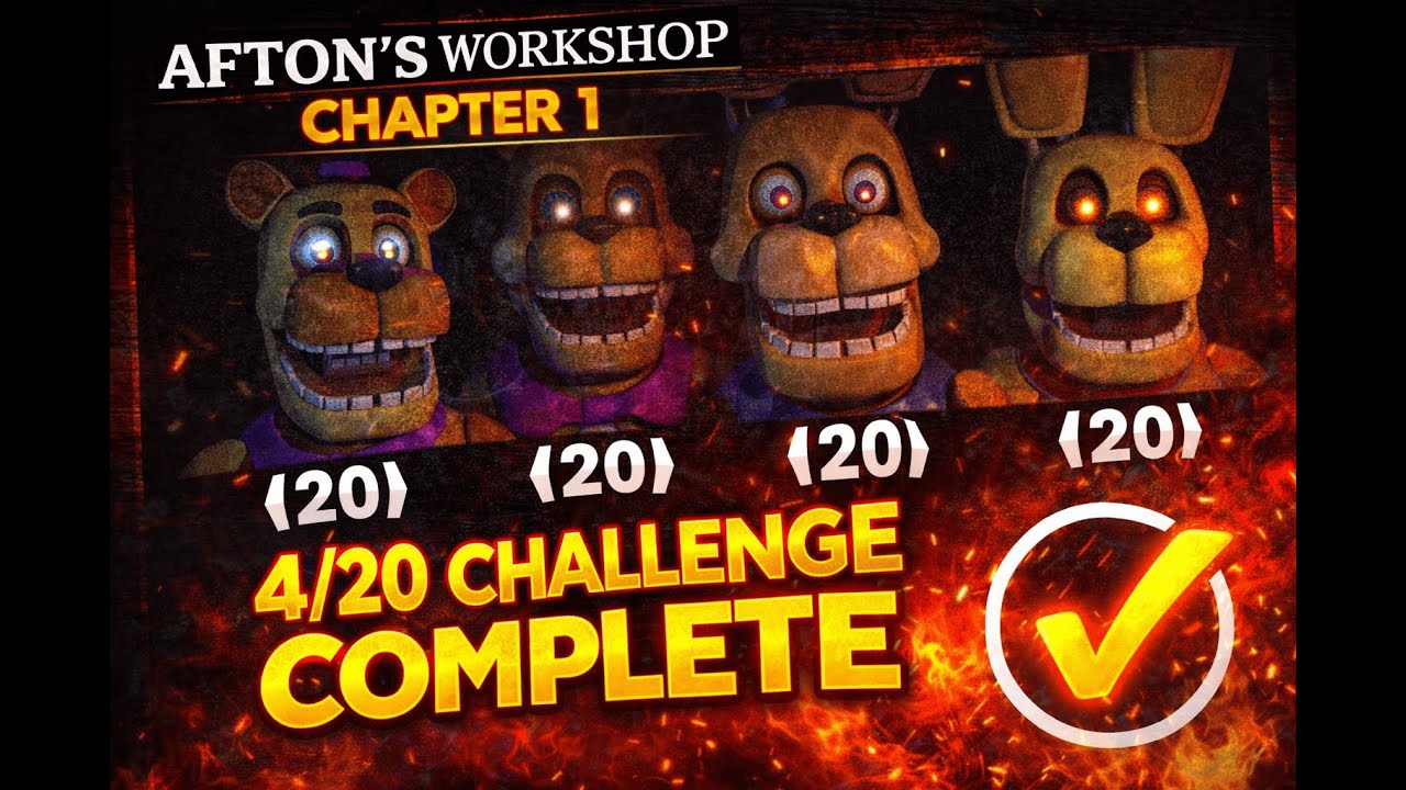 Afton's Workshop Chapter 1( 4/20 )Challenge