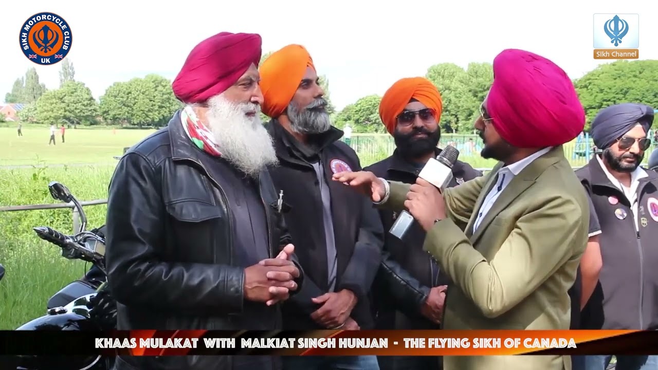 Sikh Motorcycle Club UK Meets Malkiat Singh – The Flying Sikh of Canada #SikhMotorcycleClubUK