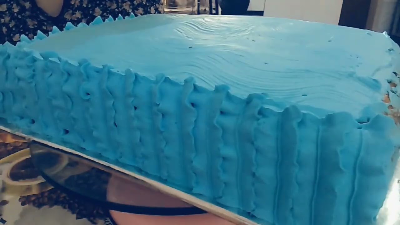 Decorando um bolo de 6kg