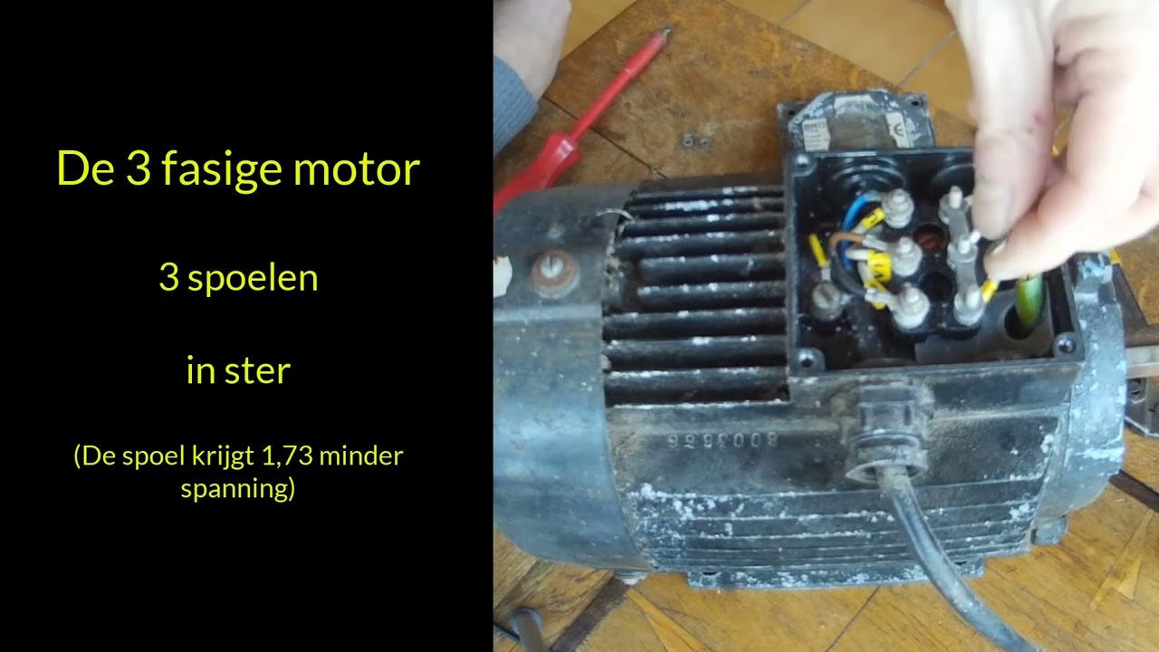aansluiten van een 3fasige elektromotor eenvoudig verklaard