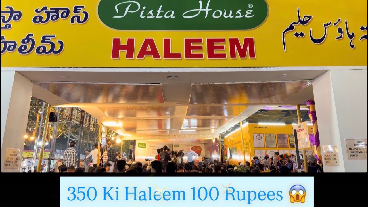World famous Hyderabadi Haleem | Pista House Haleem Making | Best Haleem in Hyderabad