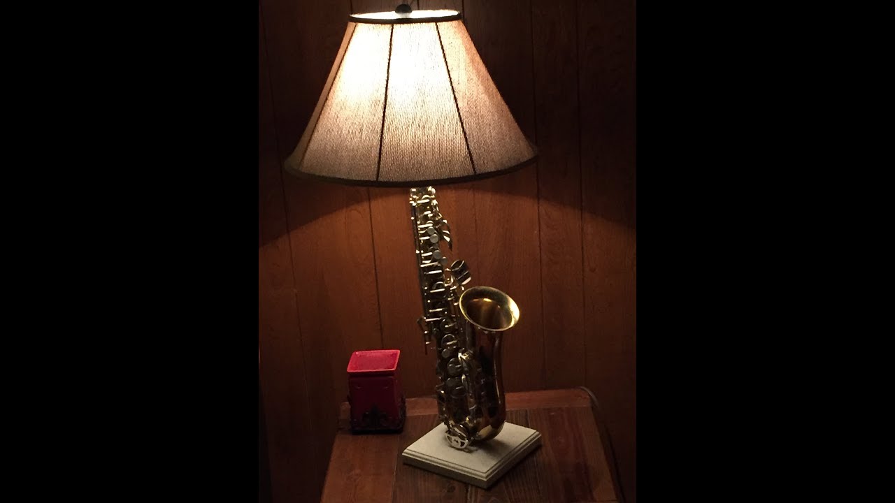 Making a Saxophone Table Lamp