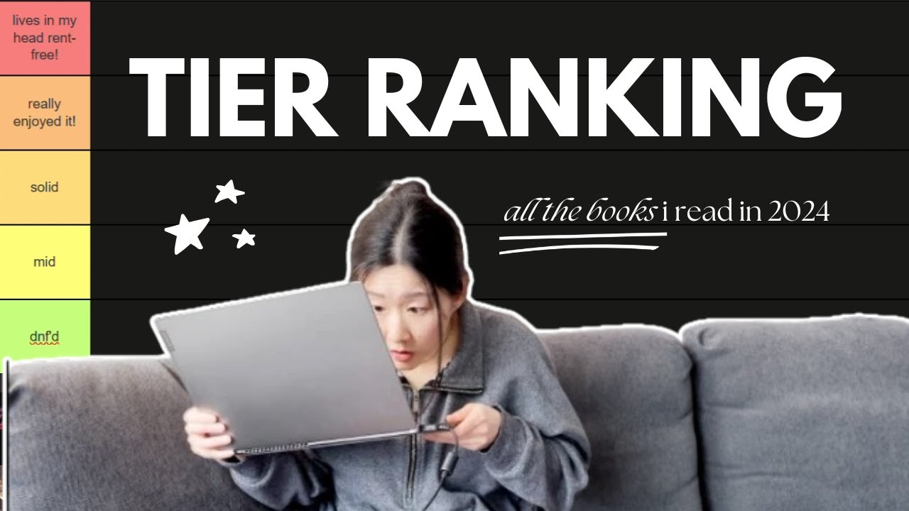 tier ranking all the books i read in 2024 📚🌟