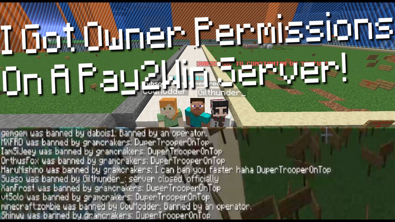 I Got Admin Perms On A Pay-To-Win Minecraft Server! - Kingscraft