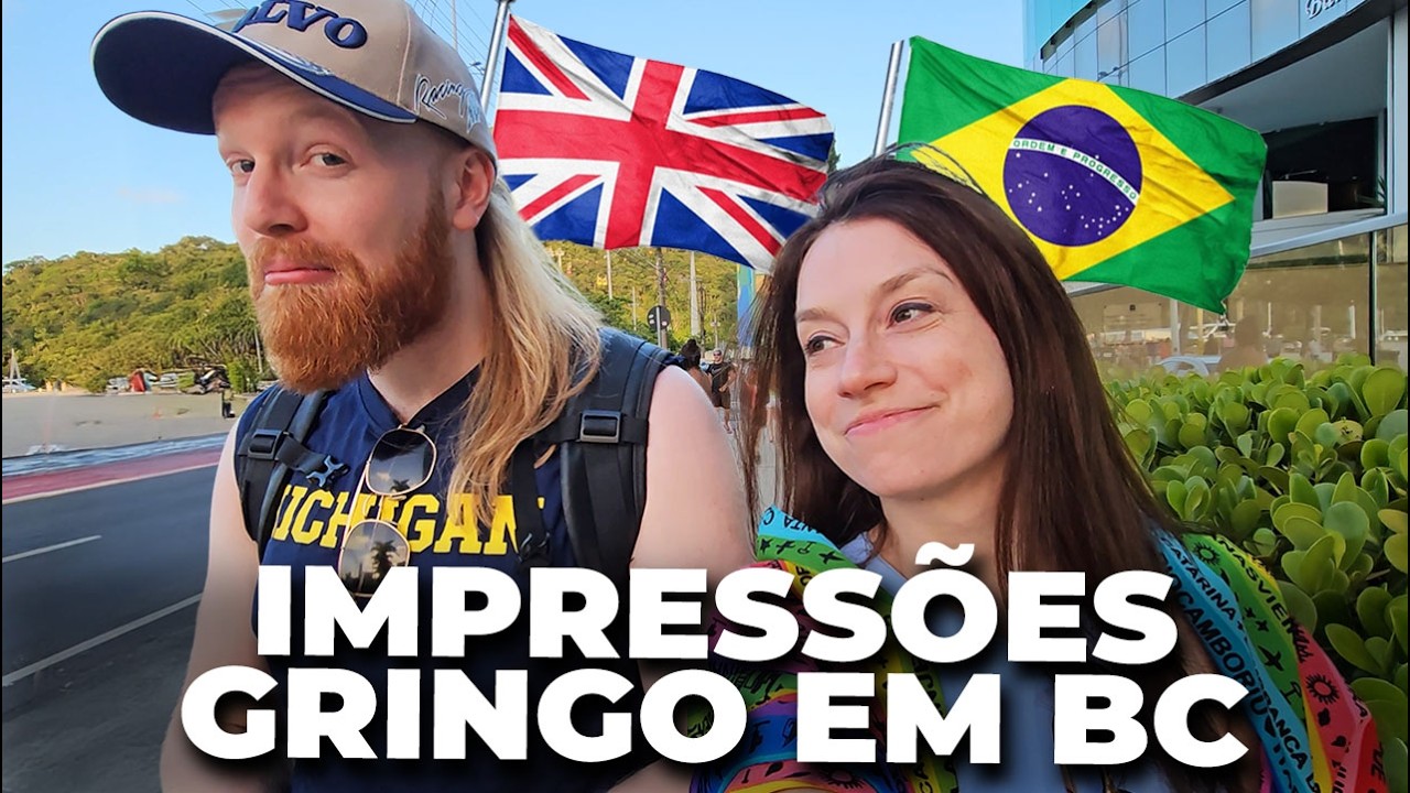 PRIMEIRA VEZ DO NAMORADO GRINGO EM BALNEÁRIO CAMBORIÚ! OLHA A REAÇÃO! MELHORES ATRAÇÕES DA CIDADE