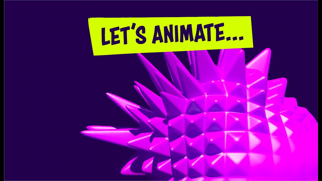 Cinema 4D R25 Tutorial: MoExtrude & Random Effector for a Pulsating Purple Pineapple 🍍