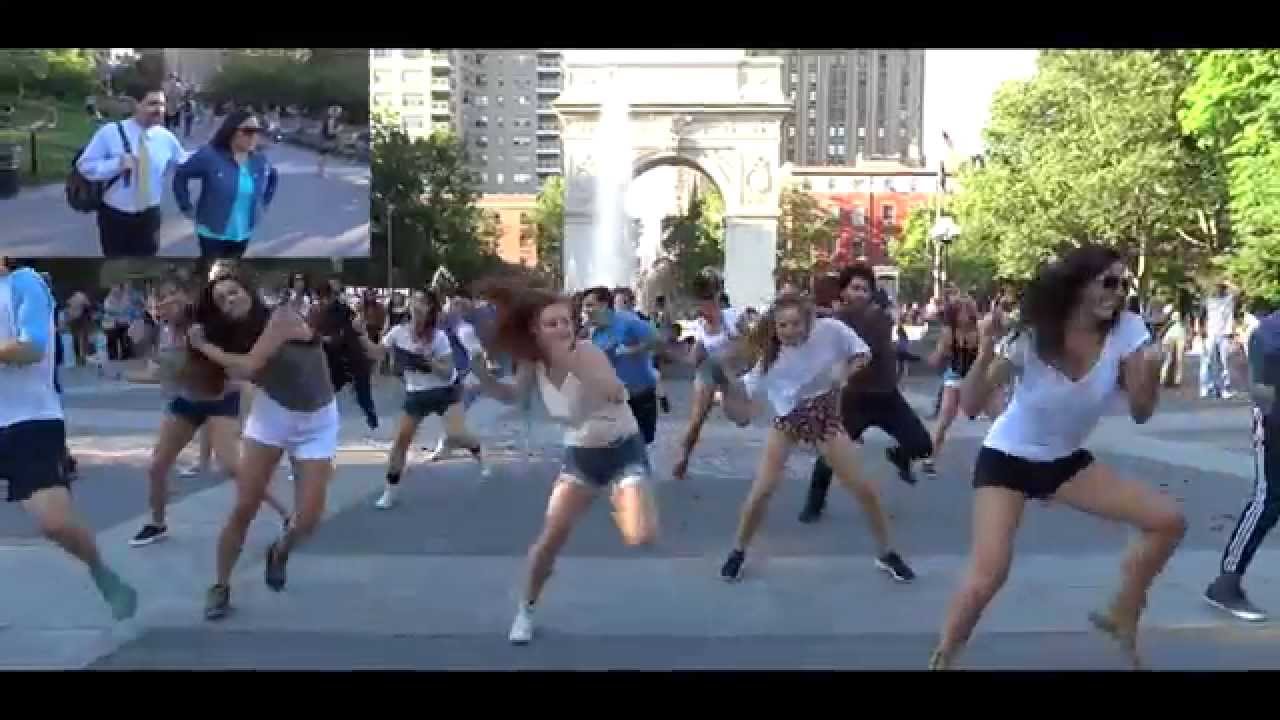 Diana's Flash Mob Proposal from Greg - Washington Sq Park, NYC, NY