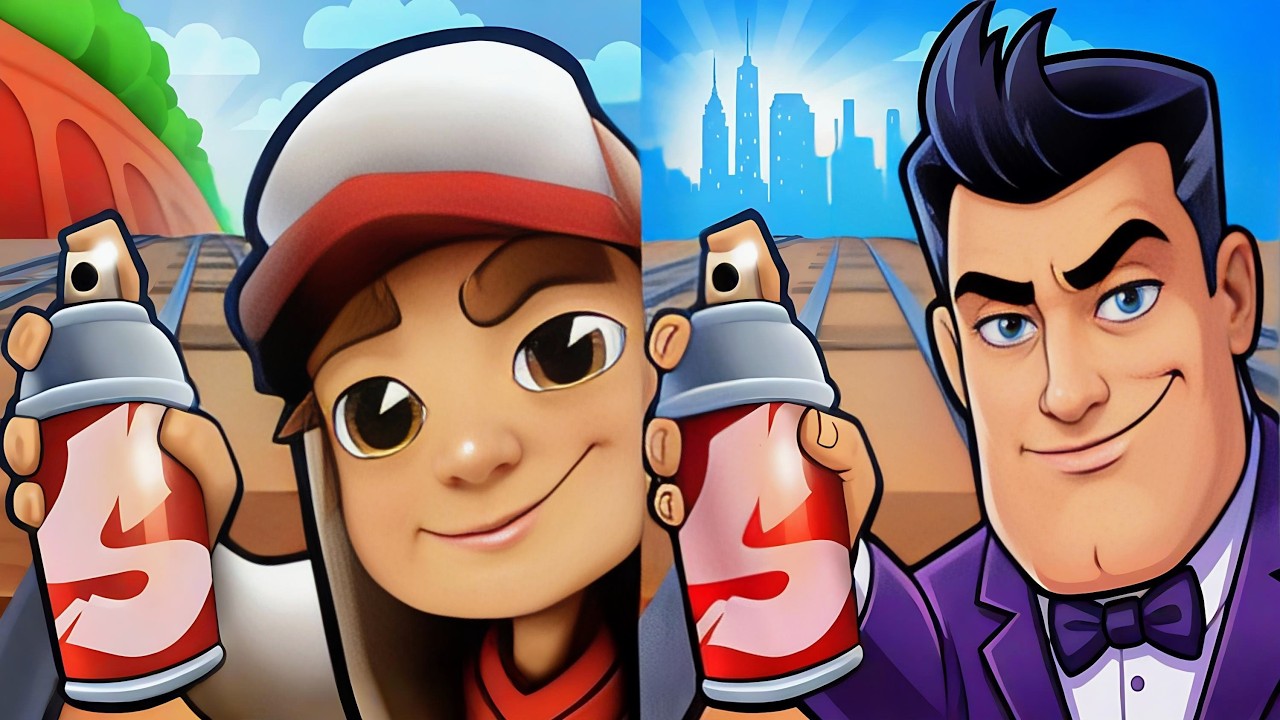 Subway Surfers 🆚 Agent Dash Game Games Comparison