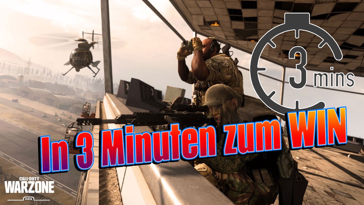 In 3 Minuten zum Warzone WIN!! CoD Warzone