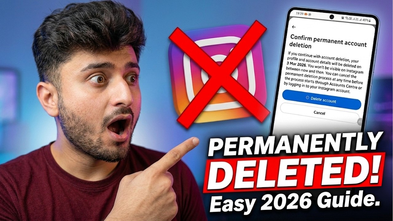 How to Delete Instagram Account Permanently (2026) | Step-by-Step Guide
