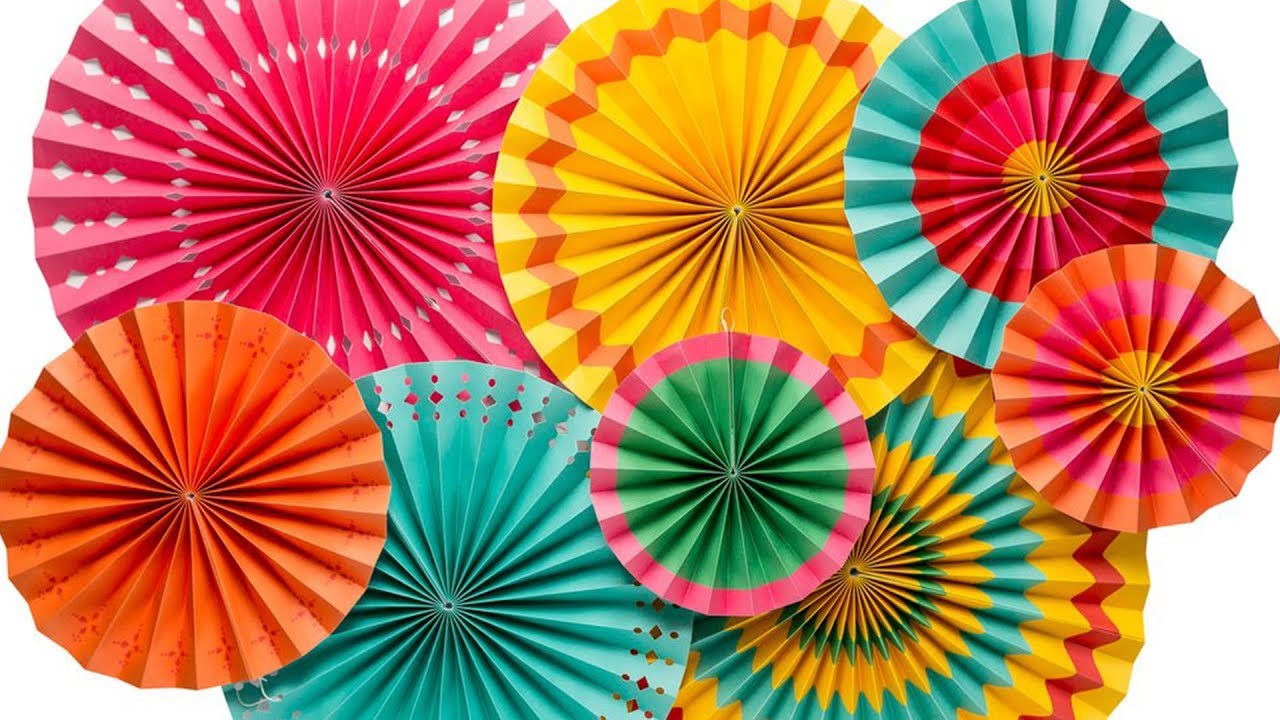 Rosette Flowers | Spring Flowers | How to make simple Paper Flower | Paper Decoration