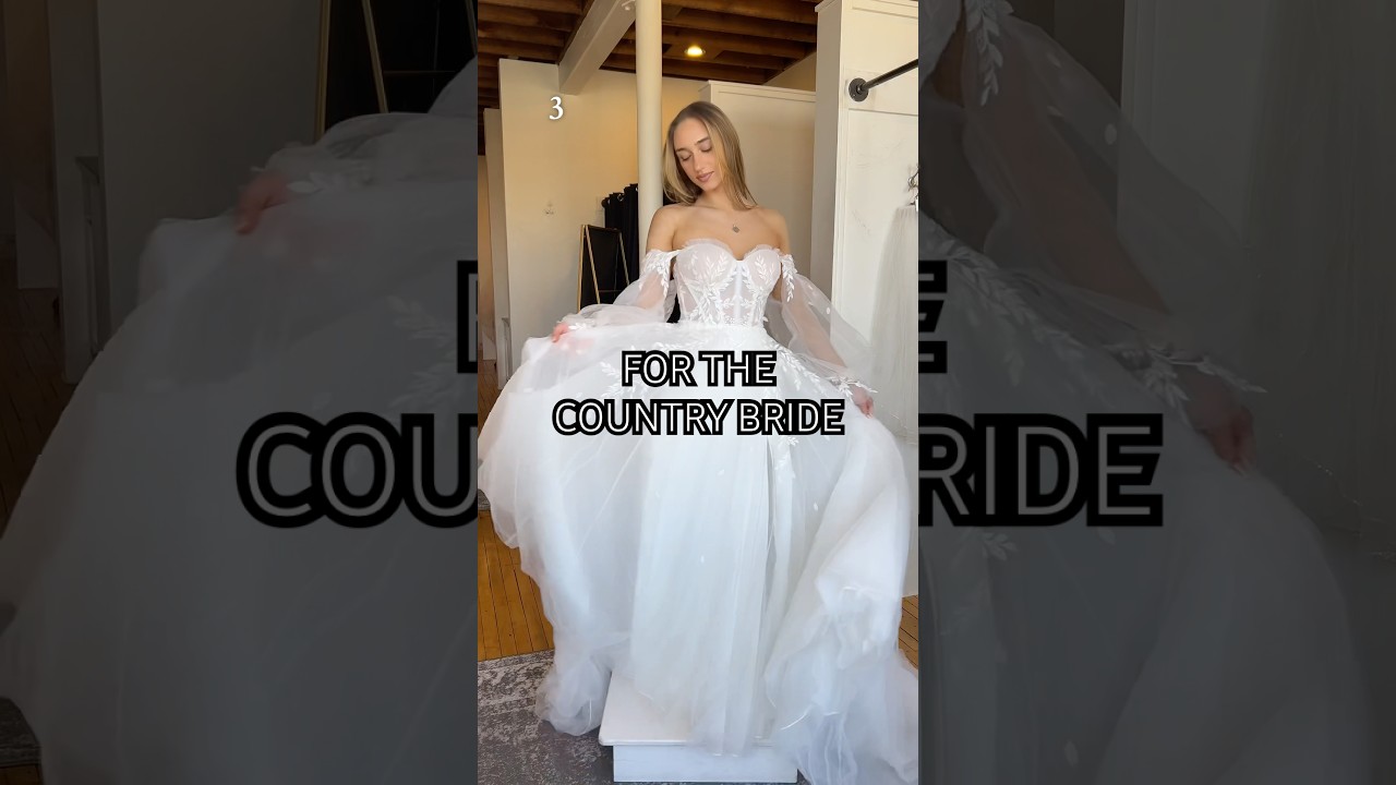 Country wedding dresses 💌 #western #countrywedding #sayyestothedress #bride #weddingdresses