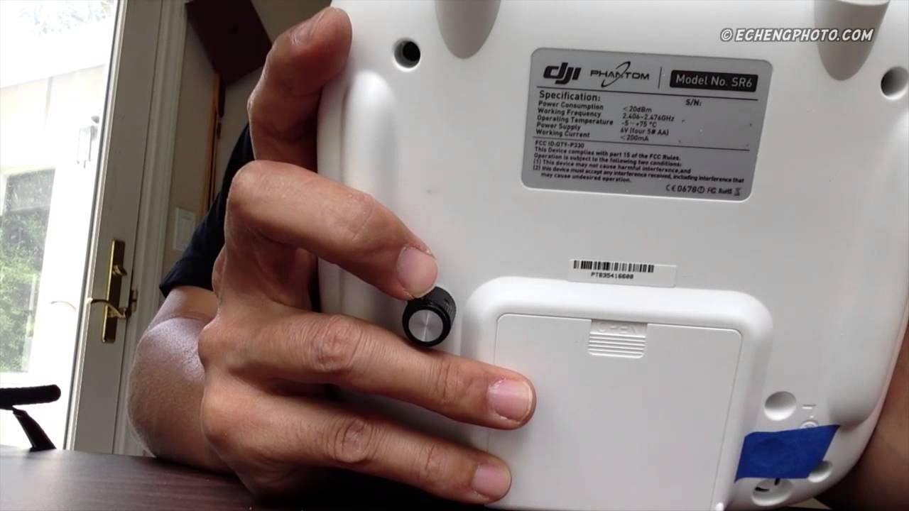 DJI Phantom quadcopter radio modification for pitch control