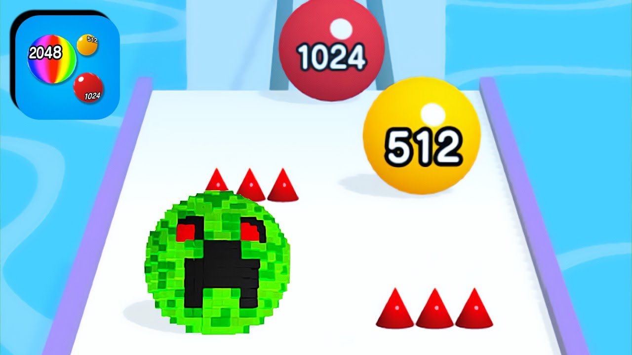 Ball Run 2048 — All Levels Gameplay Walkthrough - Android,iOS New Update G05
