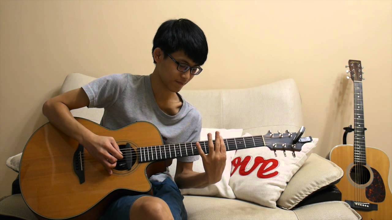 梁靜茹-情歌 (acoustic guitar solo)