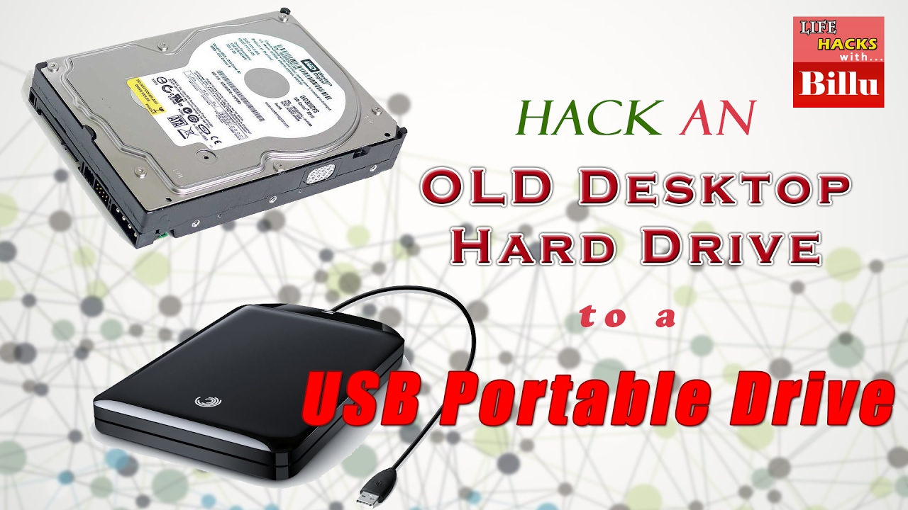 How to Use Old Desktop HDD as USB External (SATA to USB) | 3.5