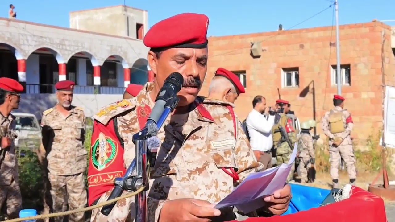 محور تعز يد شن العام التدريبي الجديد في مقر قيادة الشرطة العسكرية