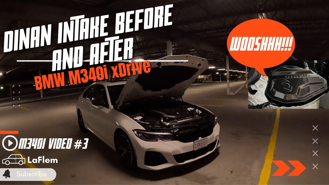 Dinan Intake Before & After | 2020 BMW M340i xdrive
