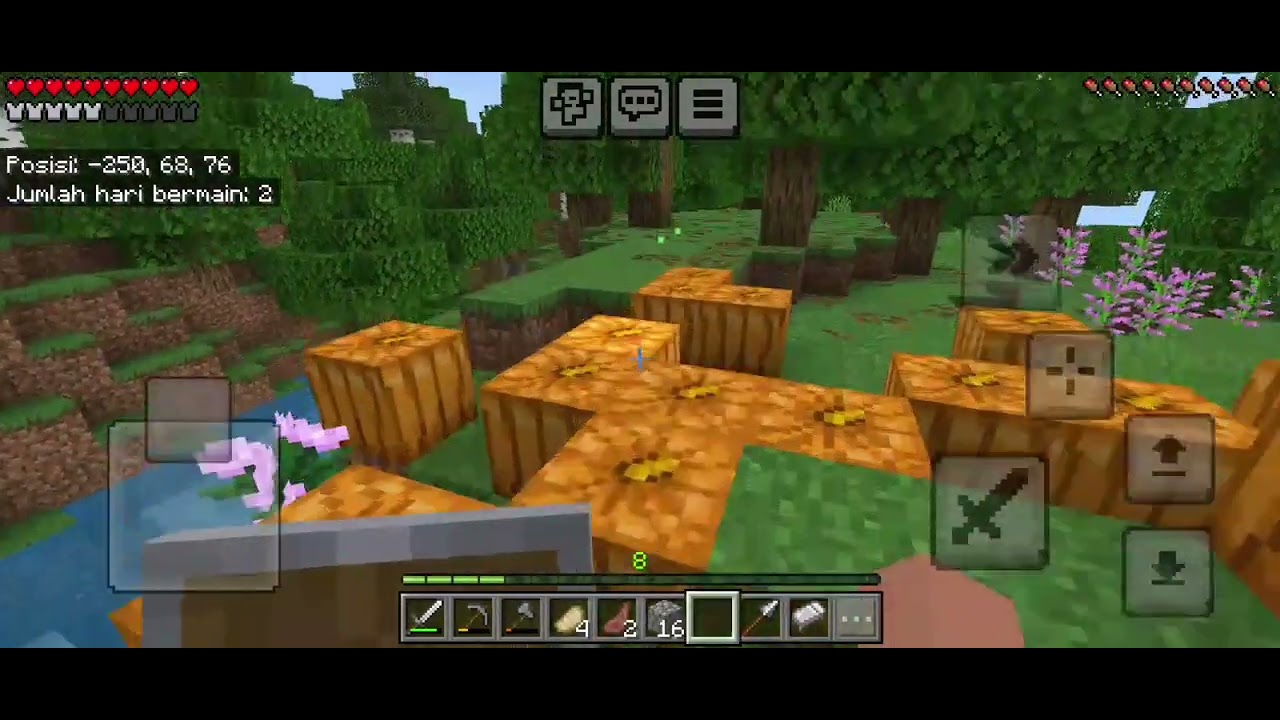 Eps 1) mencoba menamatkan menkrep di mobile/hp #minecraft 