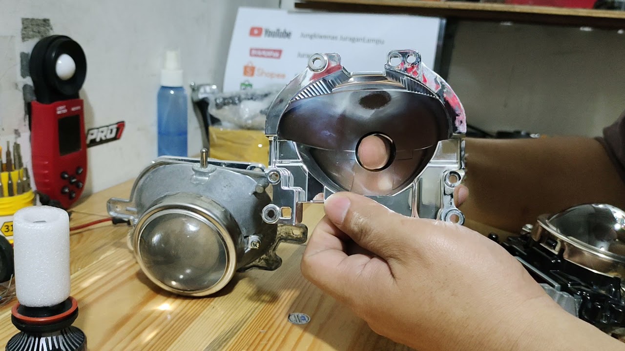 output projector tidak terang