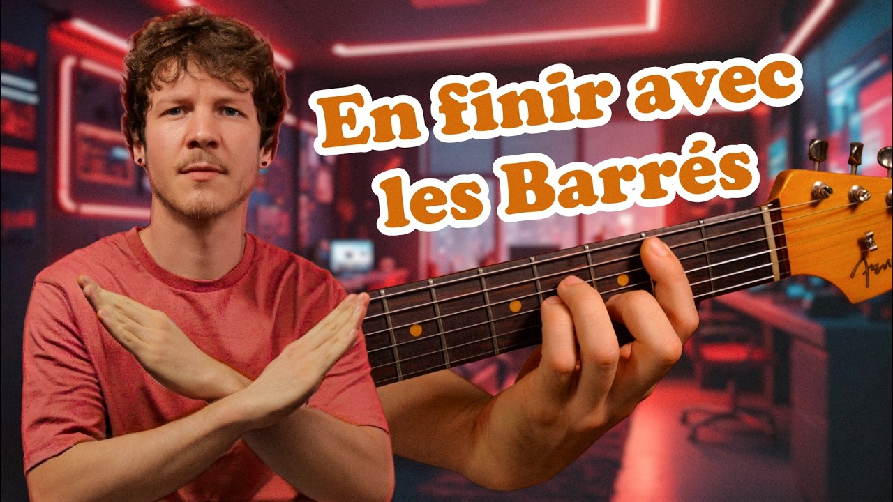 ACCORDS BARRÉS, comment les MAITRISER : tuto guitare.