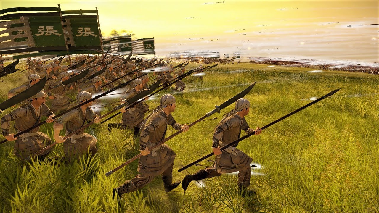 9000 Peasants vs 7000 Archers Three Kingdoms Total War