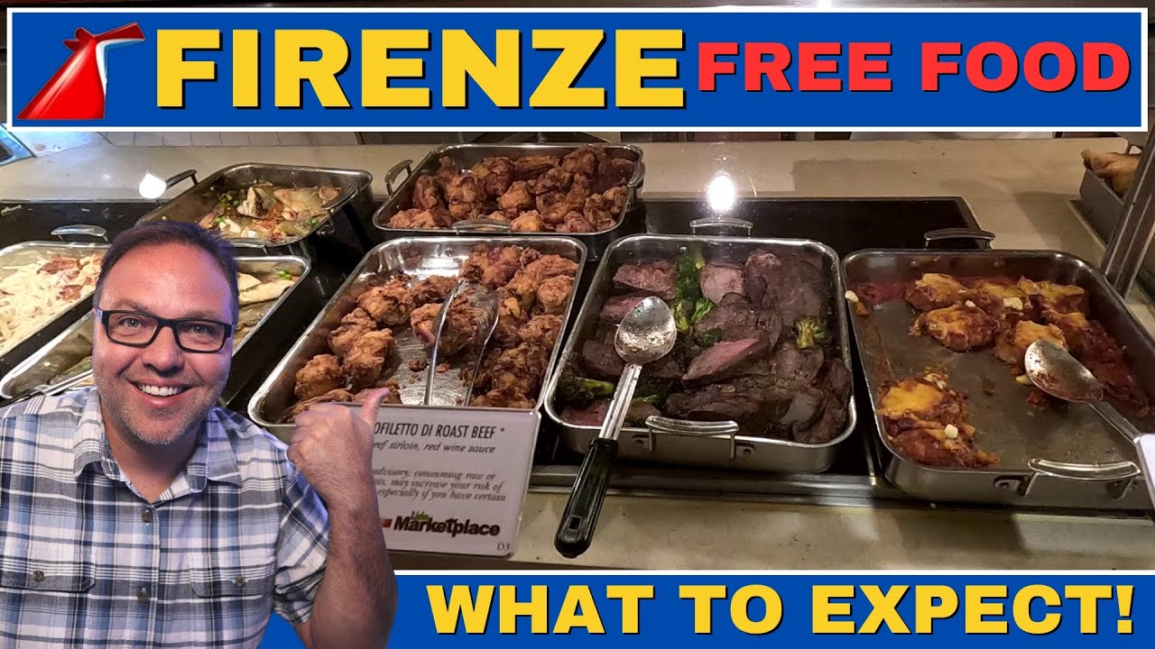 FREE Carnival Firenze Food - What to Expect!