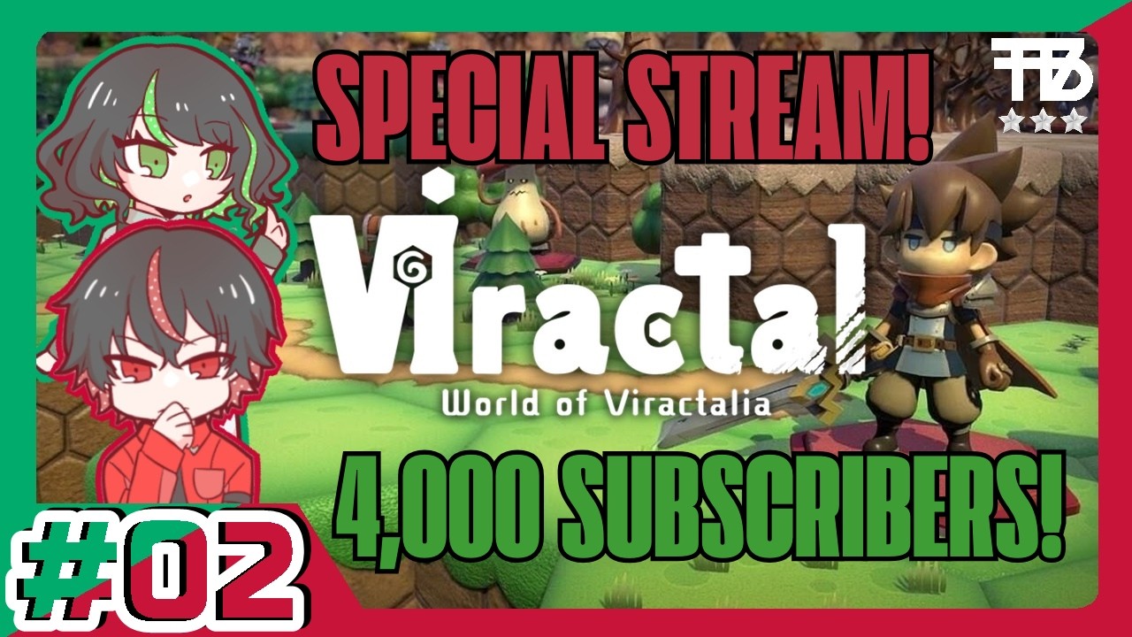#2【たく・えだ】登録者4,000人到達記念配信　Viractal ヴィラクタル【ボードゲーム型RPG】