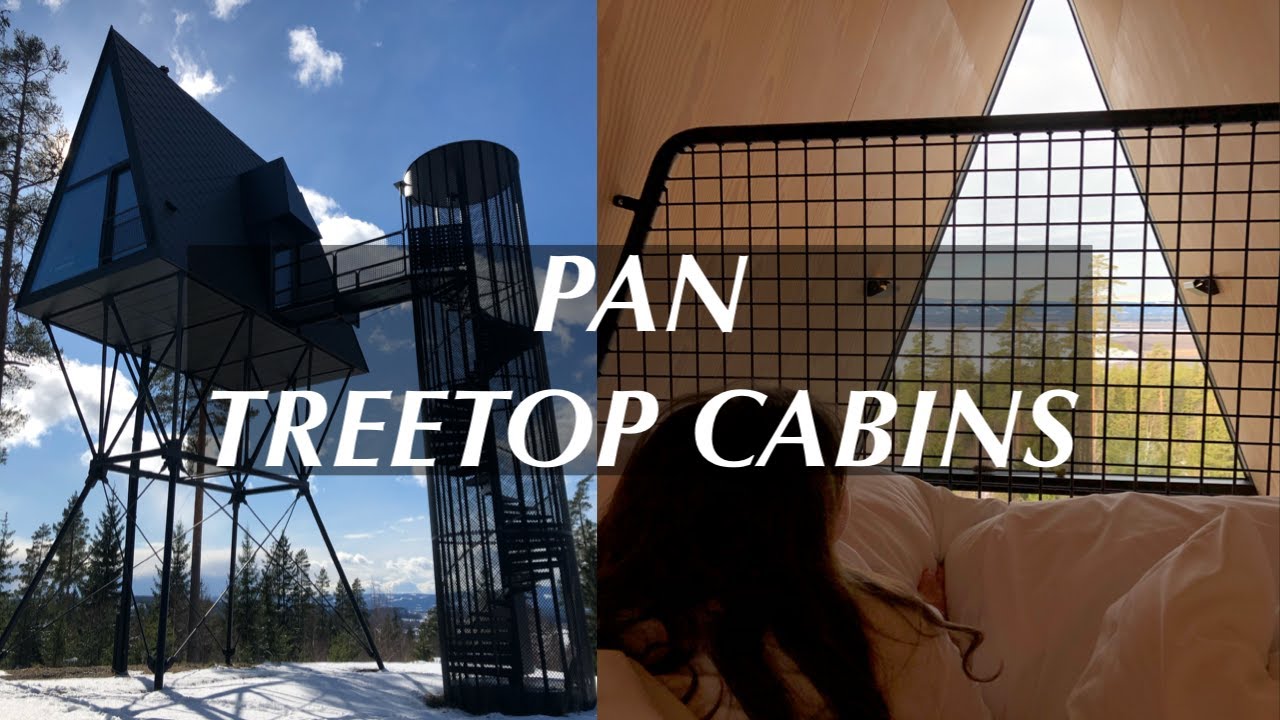 Amazing Tiny Cabin, in Norway!! (PAN TREETOP CABINS)