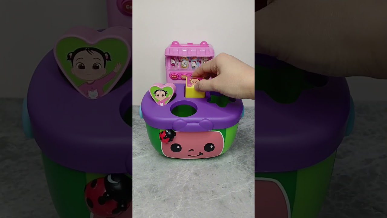 Unique and fun CoComelon Shape Sorter Basket 3