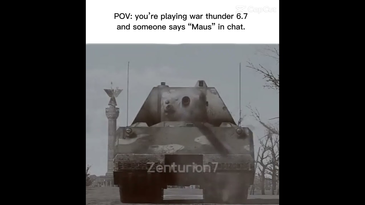 POV: Maus! #warthunder #Maus #viral also shoutout to @Zenturion7 for the clip!