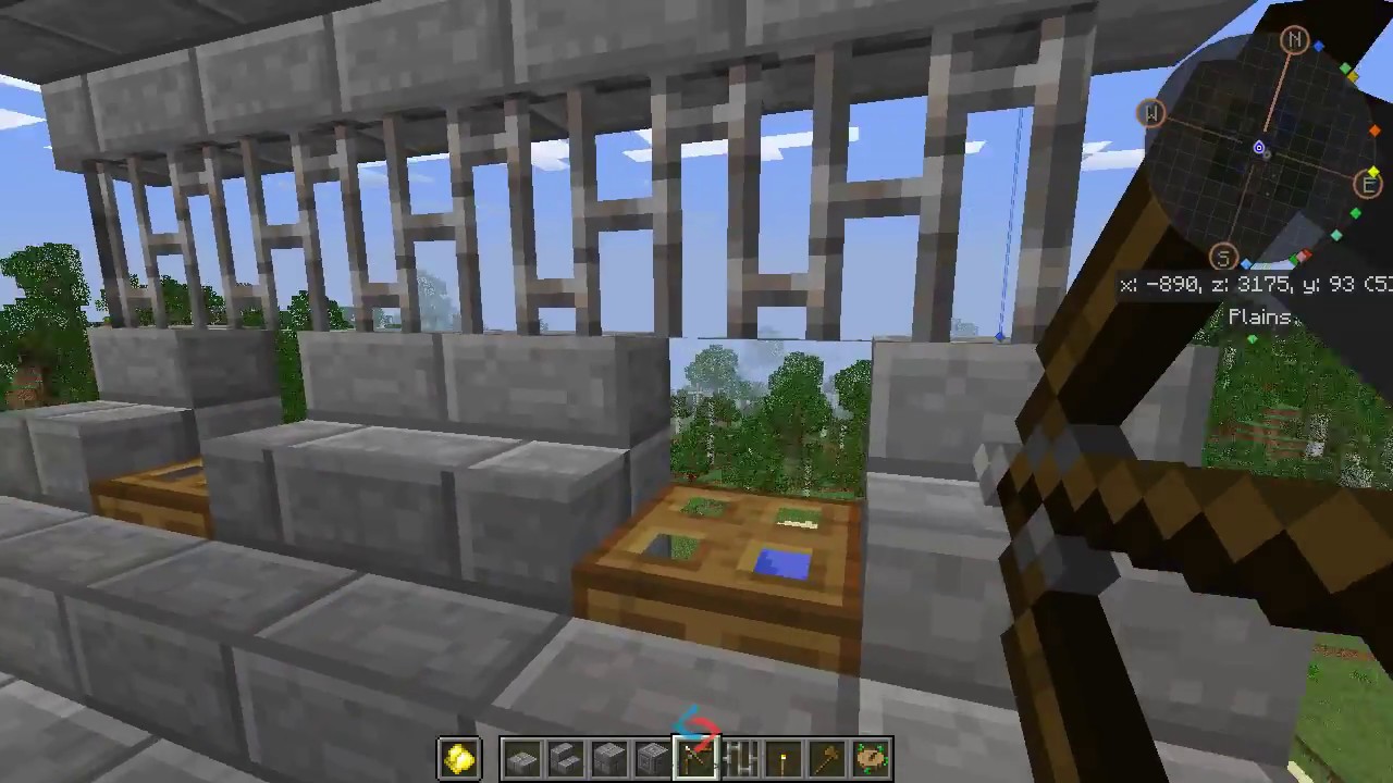 Minecraft Machicolations, working fall-proof machicolations.