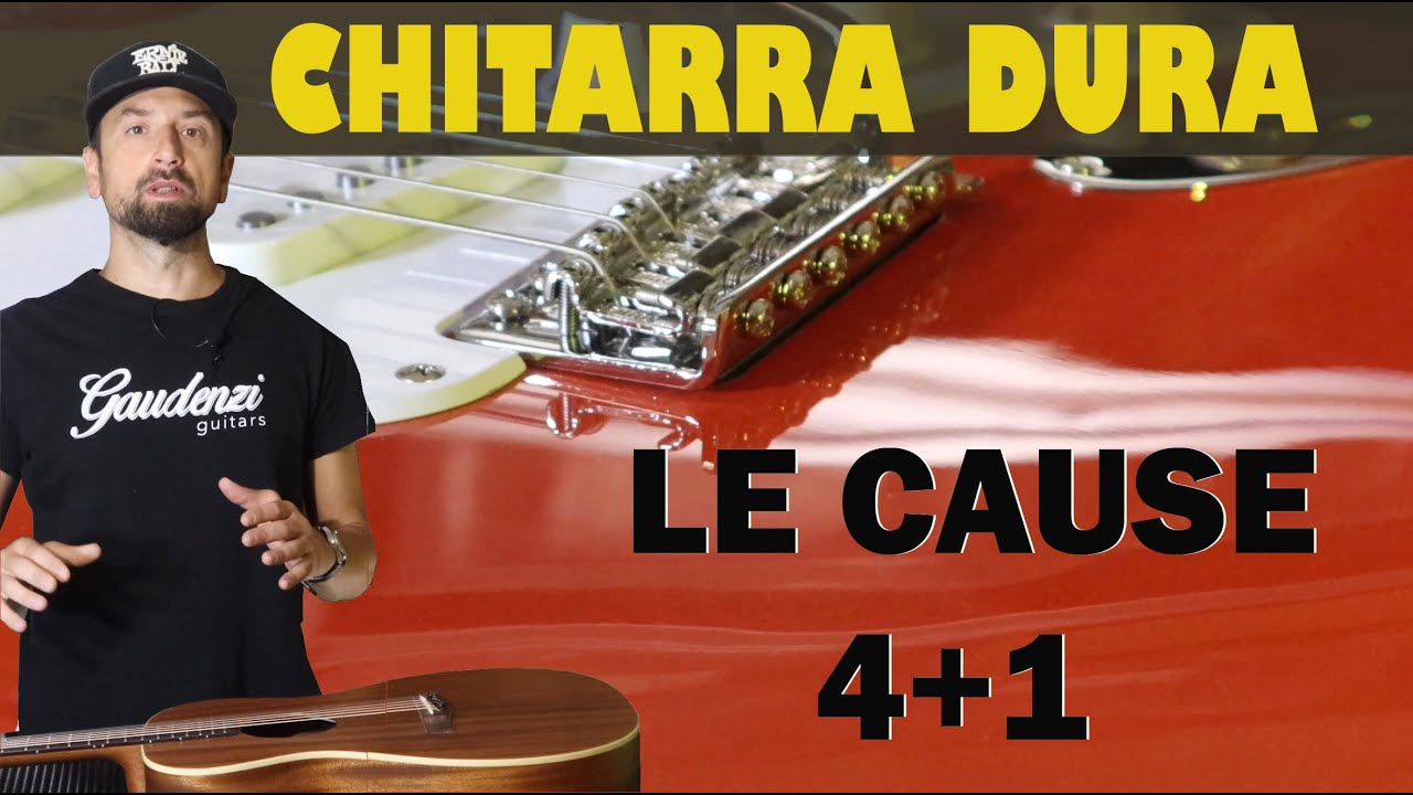Chitarra dura da suonare! Le 4+1 cause della durezza di una chitarra acustica