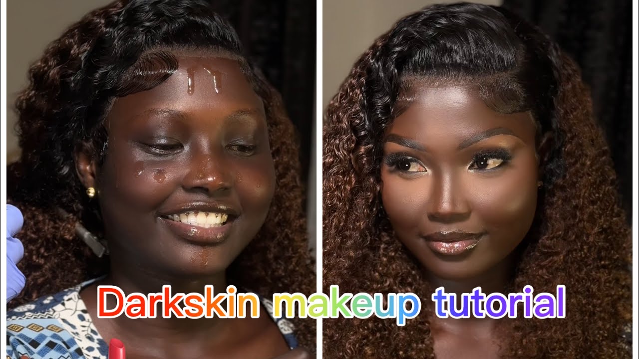 Dark skin makeup tutorial full video 