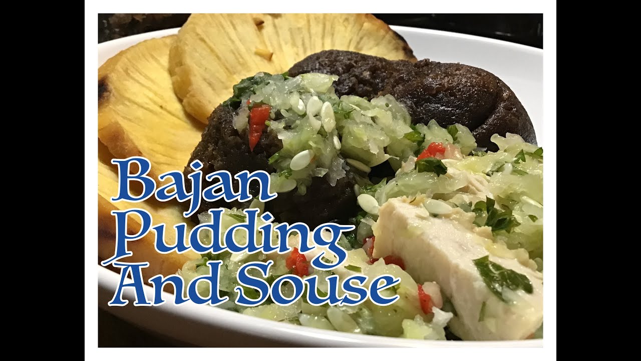 BAJAN BLACK PUDDING AND SOUSE (PORKLESS VERSION) - COOK IN MICROWAVE OVEN