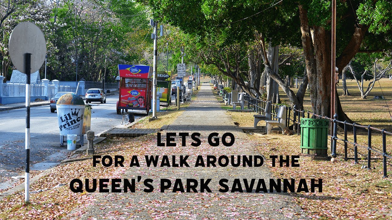 A beautiful walk around the Queen's Park Savannah , TRINIDAD & TOBAGO, POS largest open space !