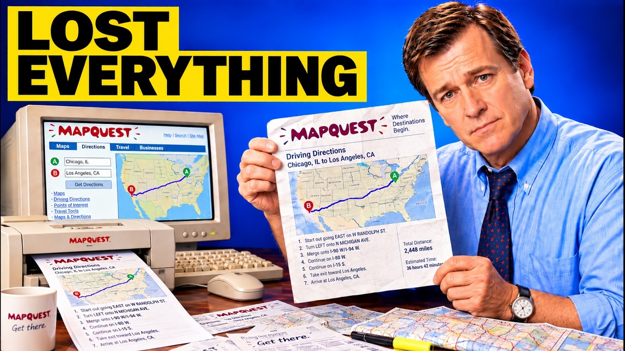 MapQuest: гигант веб-картографии стоимостью 1 миллиард долларов, который печатали все американцы,...
