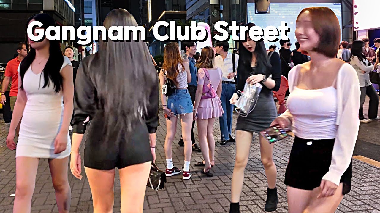 [4K SEOUL KOREA] 😍😍걷기만해도 힐링되는  불토 새벽 강남클럽거리/Gangnam/Seoul, Korea/City Stroll