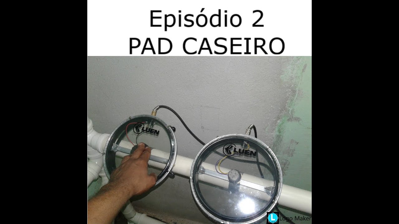 Bateria Eletrônica Caseira EP2 - Pads,Jacks e Piezos
