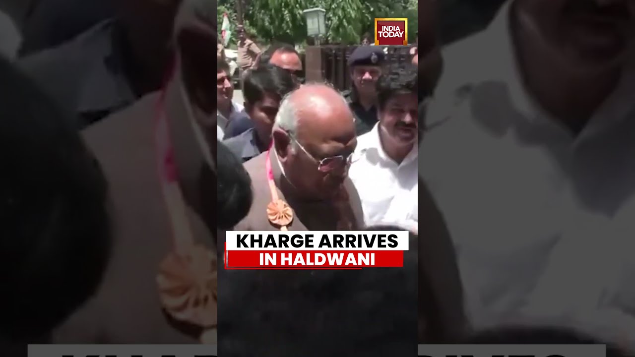 Haldwani: Kharge Arrives, Set To Address Congress Public Meeting | Uttarakhand News