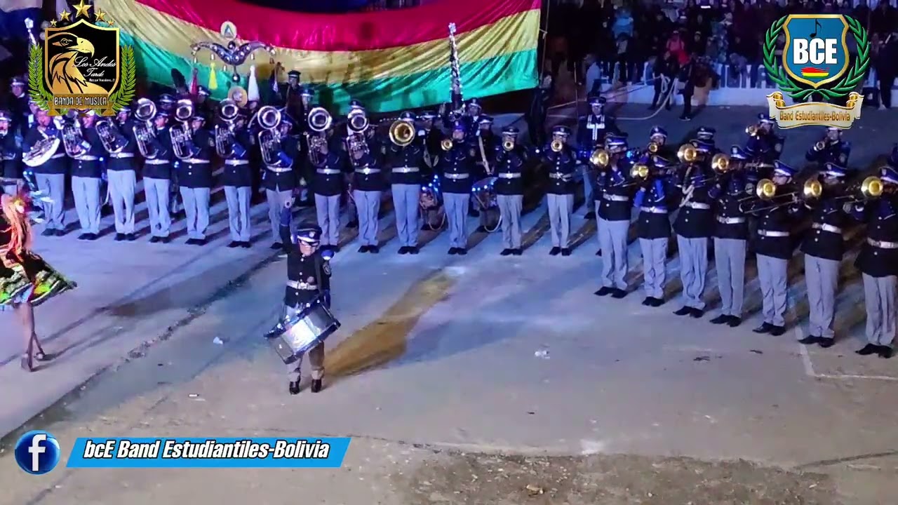 Unidad Educativa Los Andes Tarde en el II Concurso de Bandas Estudiantiles de la U.E Mariscal Sucre