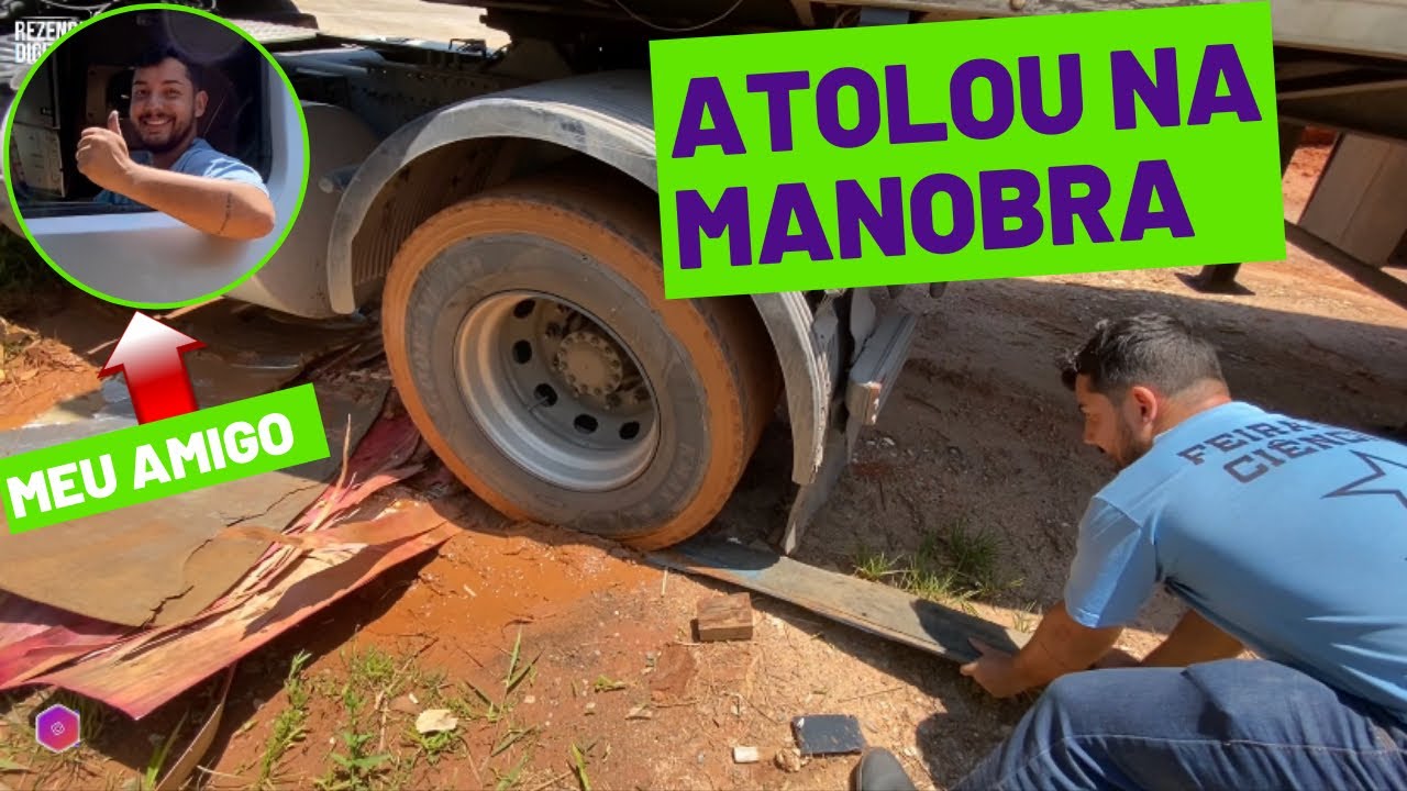 MANOBRANDO CARRETA - TINHA TUDO PARA SER UMA MANOBRA FÁCIL - MOTORISTA CARRETEIRO