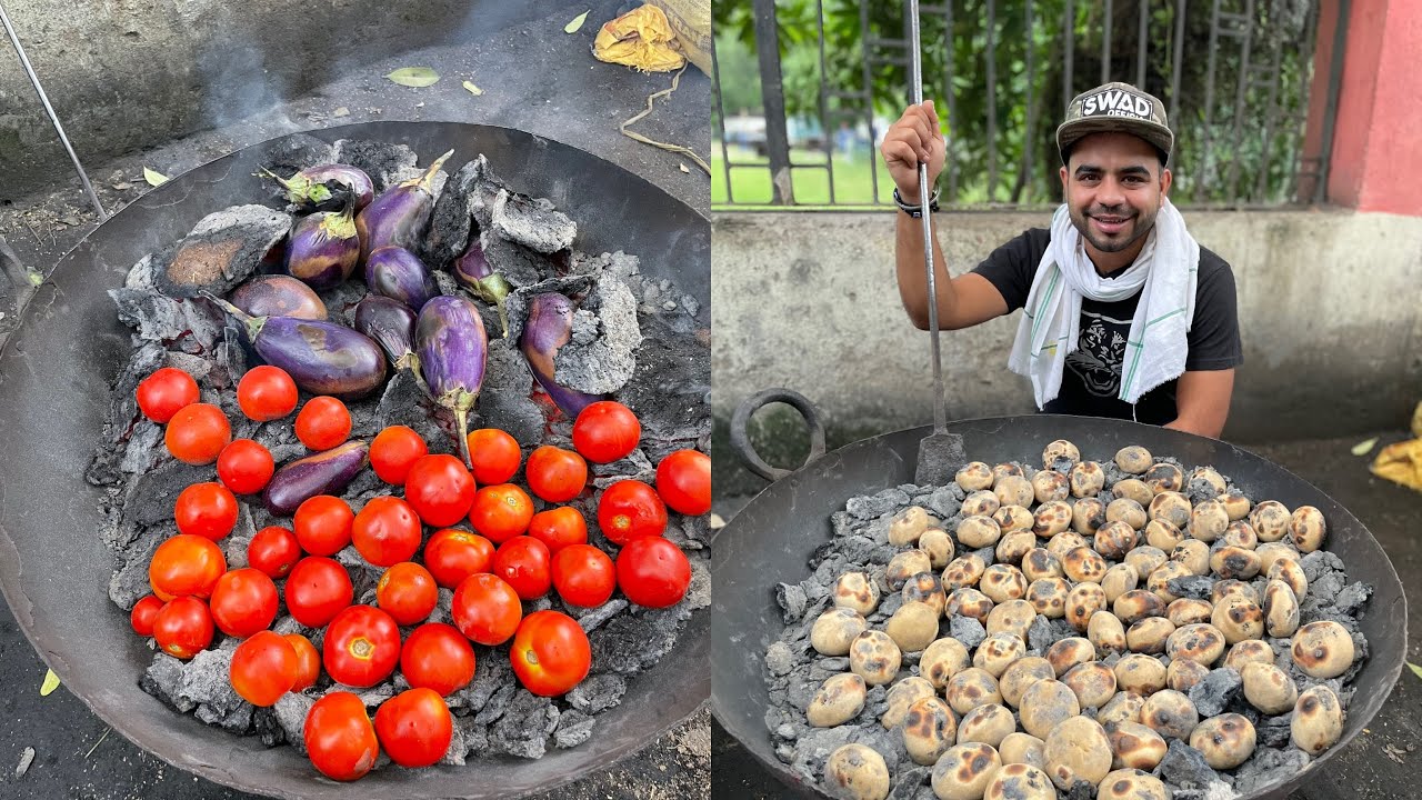 Kadai Wala Litti Chokha for only Rs 10/- per piece 🤩🤩|| Rozana bechte he 100 kg litti Chokha 😱😱