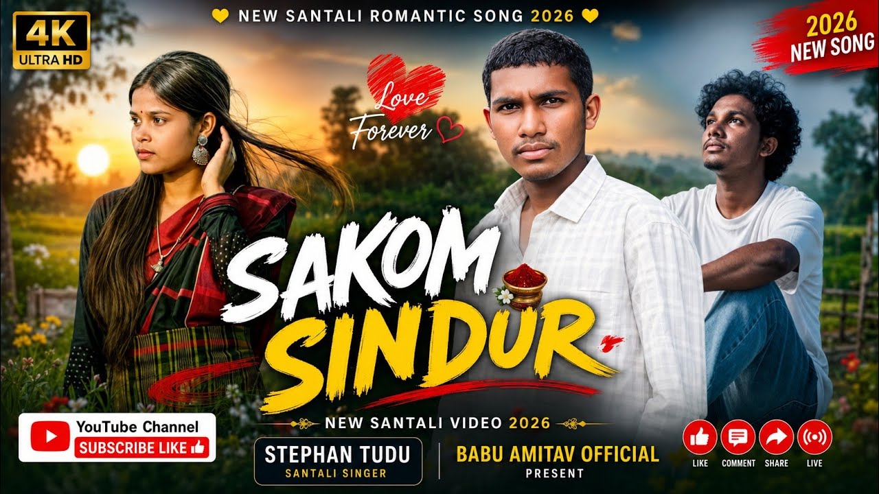 SAKOM SINDUR | NEW SANTALI VIDEO 2026 | STEPHAN TUDU || NEW SANTALI SONG VIDEO 2026