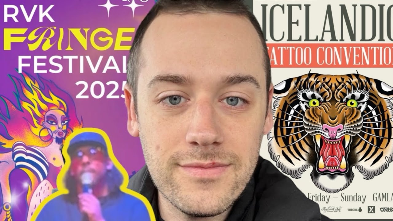 Reykjavik Tattoo Convention and Fringe Festival Stand up show  - vlog