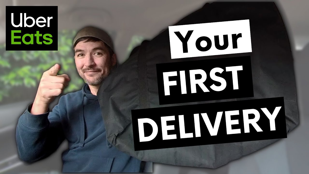 Завершите ПЕРВЫЙ процесс доставки для новых водителей Uber Eats.