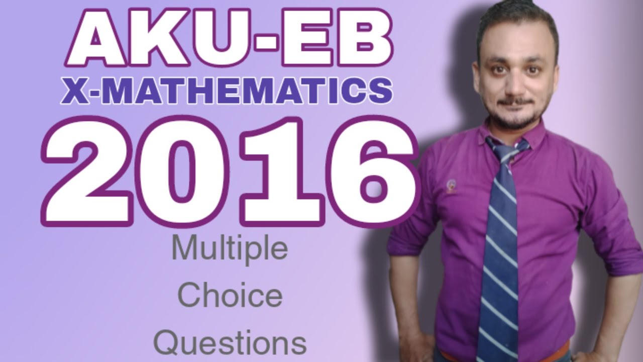 X-Mathematics P-I 2016