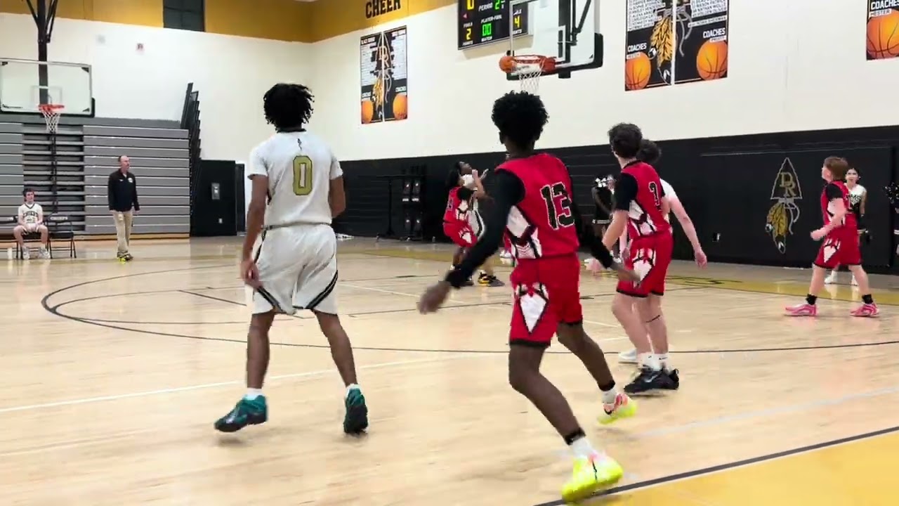 Callan middle school basketball game 10