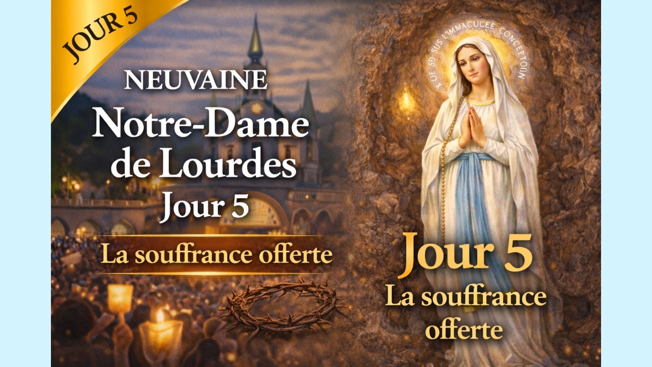 Neuvaine à Notre-Dame de Lourdes – Jour 5 | La souffrance offerte #NotreDameDeLourdes