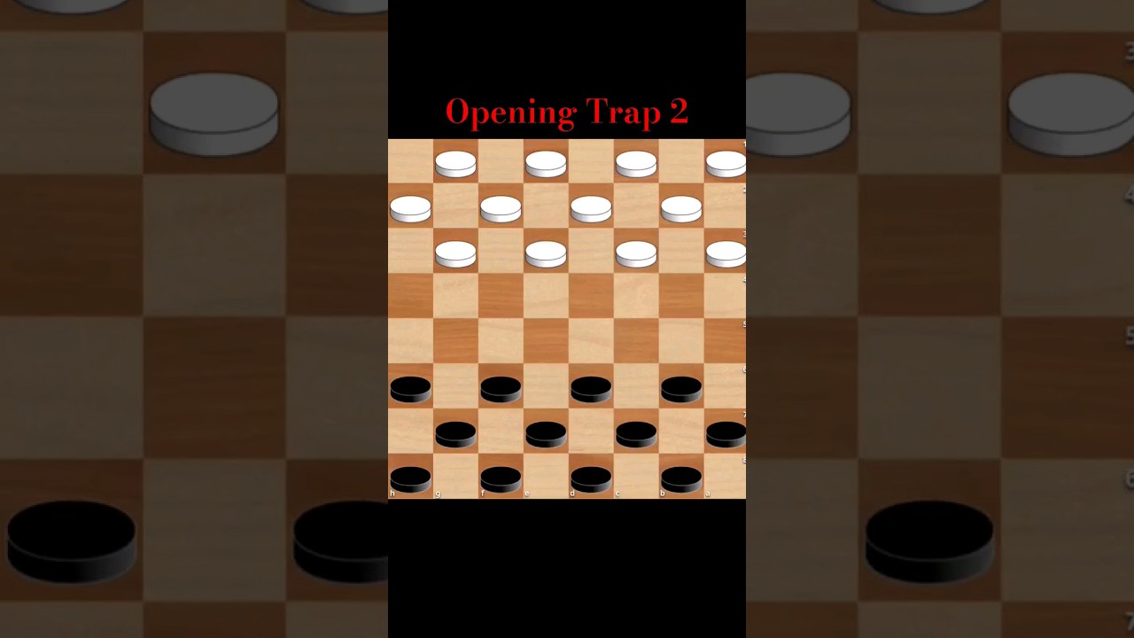 Draughts Opening Trap 2 #damas #draughtsstrategy #draughtsworldchampionship #draughts #checkers